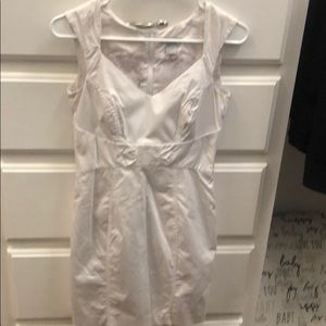 White h&m stealth dress